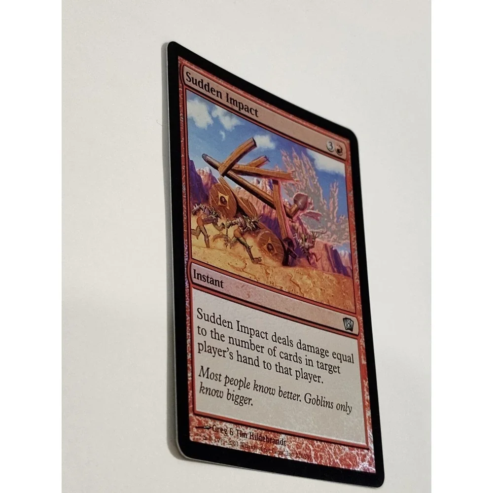 MTG Sudden Impact‎ FOIL Uncommon🌋RED MOUNTAIN Eighth Edition 266 - SEE PICS📸
